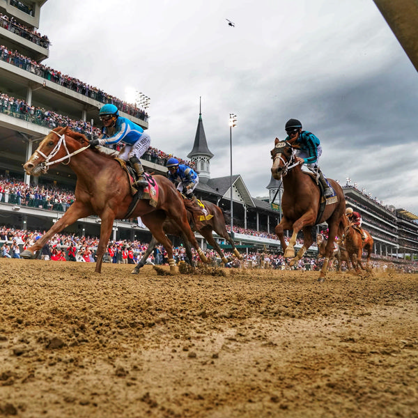 A triumph for Mage (image Kentucky Derby)