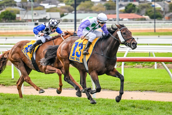 Another one for the locals (image Alice Miles/Racing Photos)