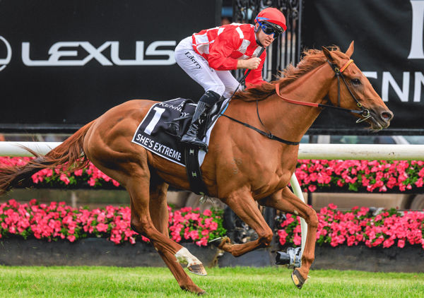 She's Extreme wins the G1 VRC Oaks - image Grant Courtney