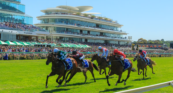 Underway on Melbourne Cup Day with Tycoon Star  debuting in the Darley Maribyrnong Plate (image Grant Courtney)