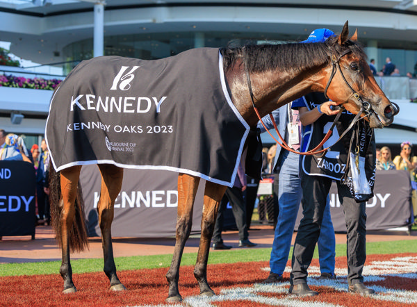 A brilliant Oaks winner - What's she worth? (image Grant Courtney)