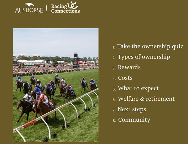 Find out all you need to know about owning a racehorse at Racing Connections.