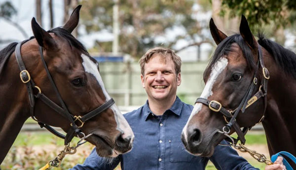 Bjorn Baker had two runners in the 2022 Everest - Shades of Rose and Overpass- image Bjorn Baker Racing