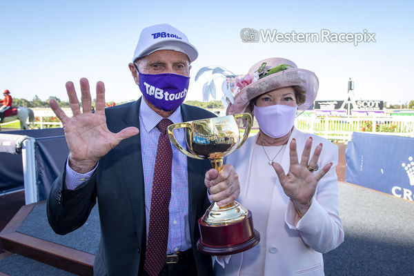 That makes ten for Bob and Sandra Peters (image Western Racepix)