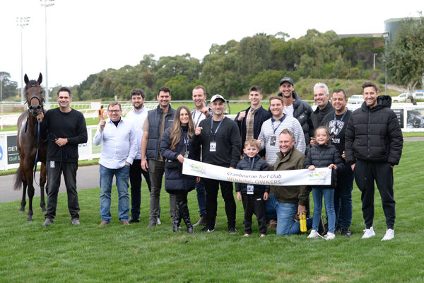 Connections were out in force for Capital Express's maiden victory (Brett Holburt/Racing Photos