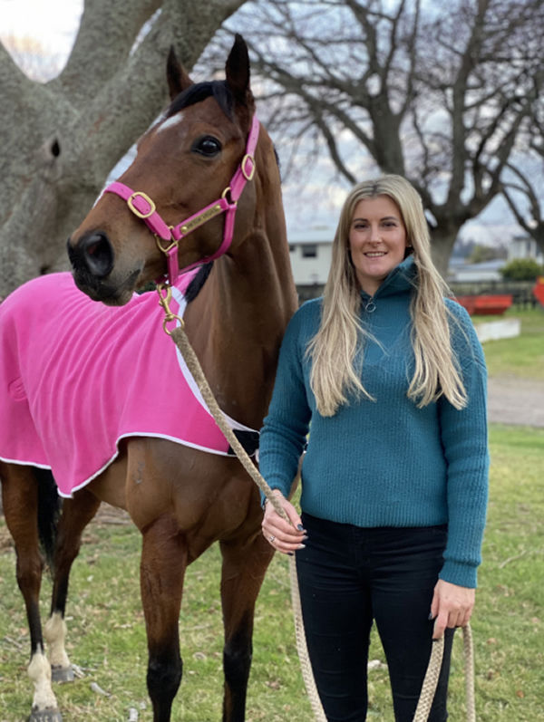 Talented Waikato horsewoman Casey Lock pictured with Viktor Vegas.