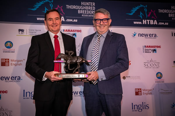 Daniel Morgan receives the HTBA President’s Award for Lifetime (Industry) Achievement 