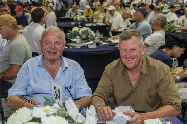 David Ellis and his trainer Mark Walker - image Magic Millions 