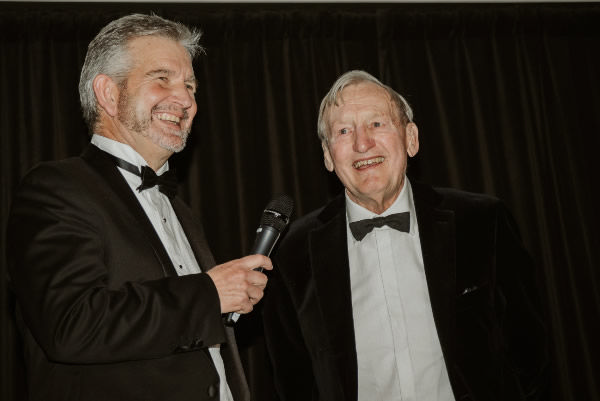 Don Goodwin (right) has passed away, aged 86.   Photo: Cornege Photography 