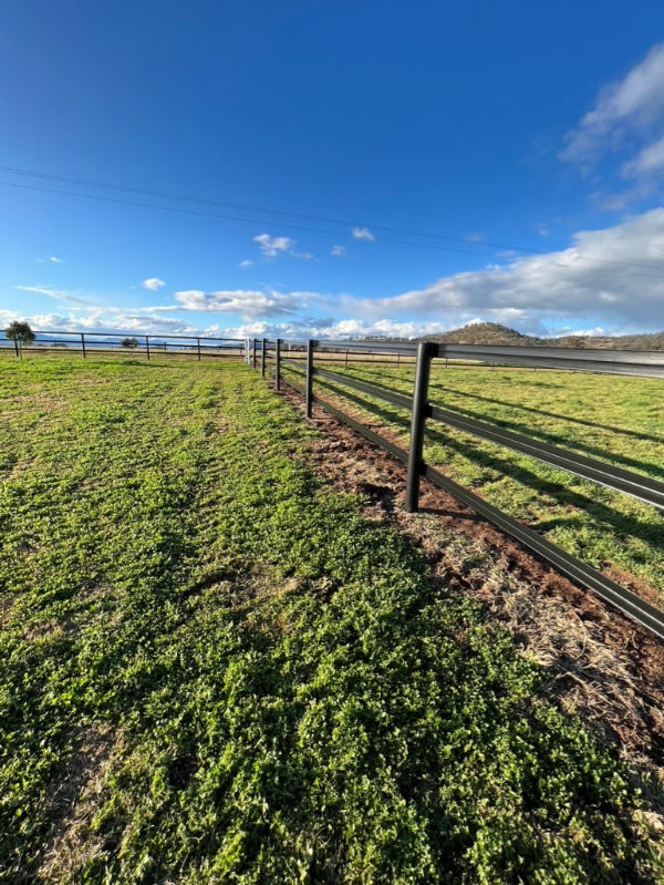 Duncan Equine Stallion Rail Fencing has become a great asset at Hillview.