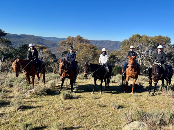 Five girls living the dream at Snowy Wilderness!