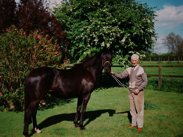 The late John Brophy pictured with his star broodmare Darjoy