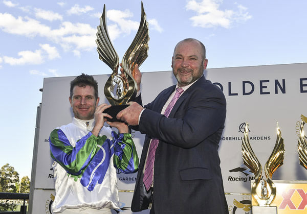 The Black Caviar team are back in business - Peter Moody and Luke Nolen - image Steve Hart