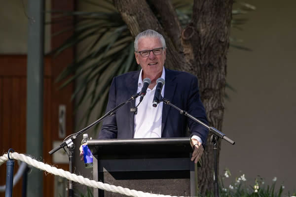 James Bester is the voice of the Coolmore parade.