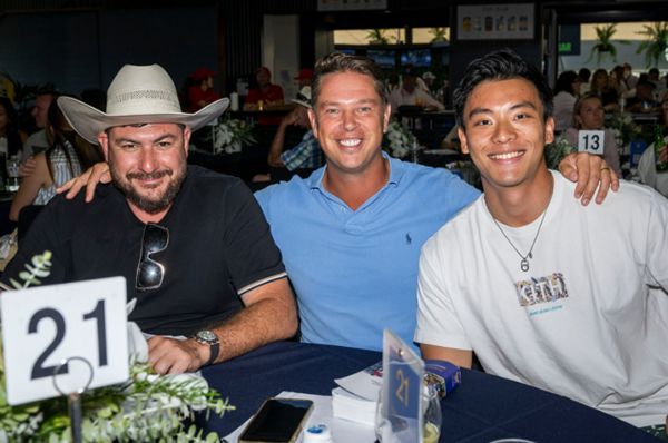 James Harron (centre) bought two of the top three lost on Thursday - image MM 