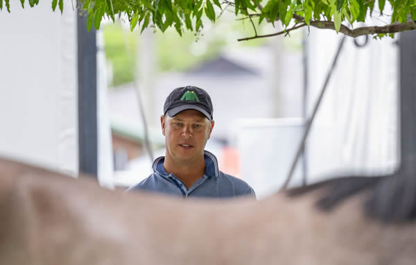 James Harron sees something in yearlings that others might miss - image Magic Millions. 
