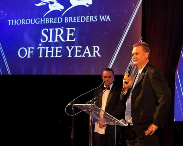 Jeremy Smith at the WA Horse of the Year Awards.