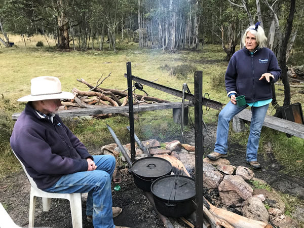 Justin and Delia Macintosh are very hands on owners of Snowy Wilderness.