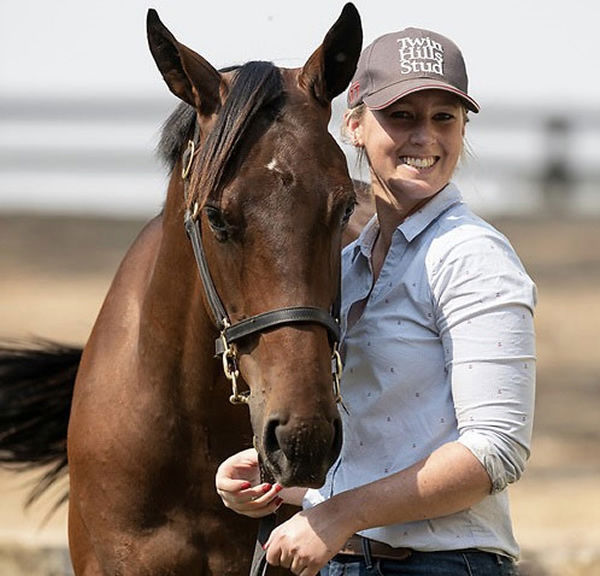 Katelyn Butler is Sales and Marketing Manager for Twin Hills Stud.