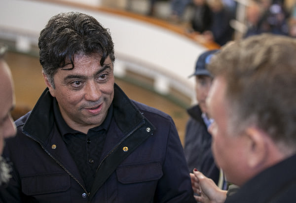 Amo Racing’s Kia Joorabchian was the lading buyer with this Frankel filly his most expensive purchase - image Tattersalls