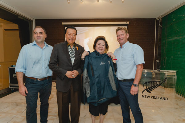 Andrew Birch, Chairman Tan Sri Richard Cham, his wife Louise & Mike Kneebone 