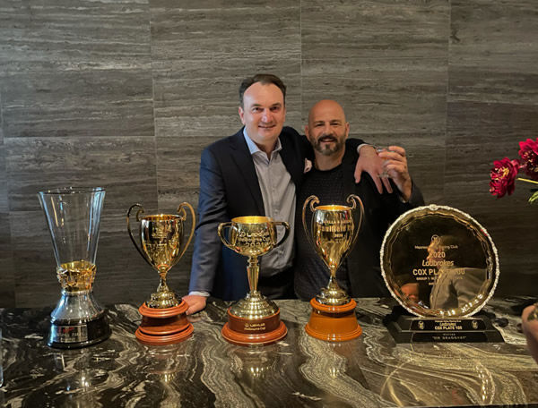 Group 1 Bloodstock’s Mathew Becker (left) and Ozzie Kheir.