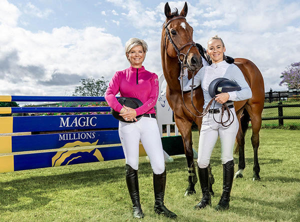 Michelle Lang-McMahon and Kathy O'Hara are supporting the new MM off the track jumping event.