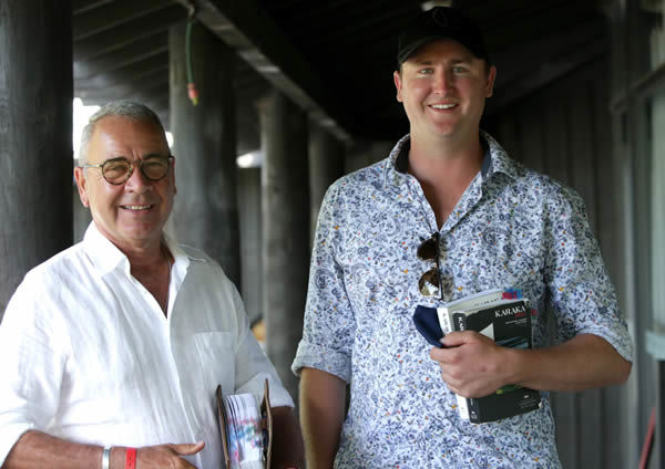 Roger James and training partner Robert Wellwood. Photo: Trish Dunell