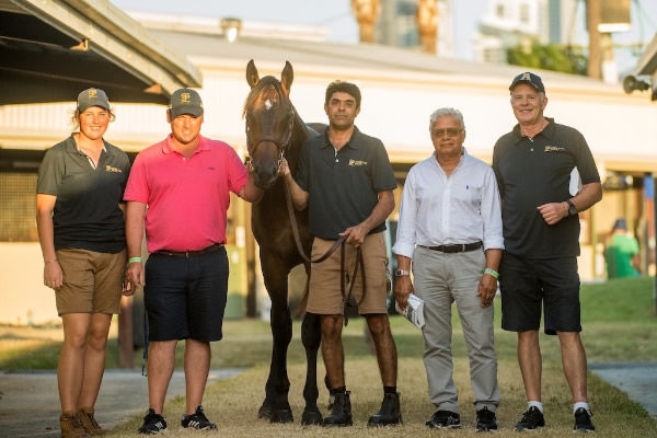 Dr Sahu (second from right) has been a fixture at Emirates Park for many years. 