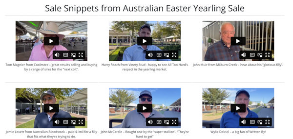 Click to see all the sales interviews from Inglis Easter.