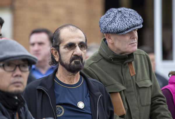 Sheikh Mohammed and David Loder