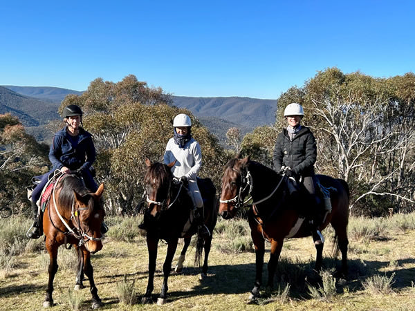 Tara, Satomi and Jane enjoying the view.