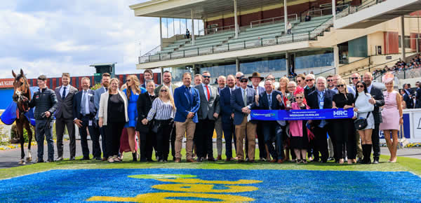 Bennett Racing owners celebrate - image Grant Courtney