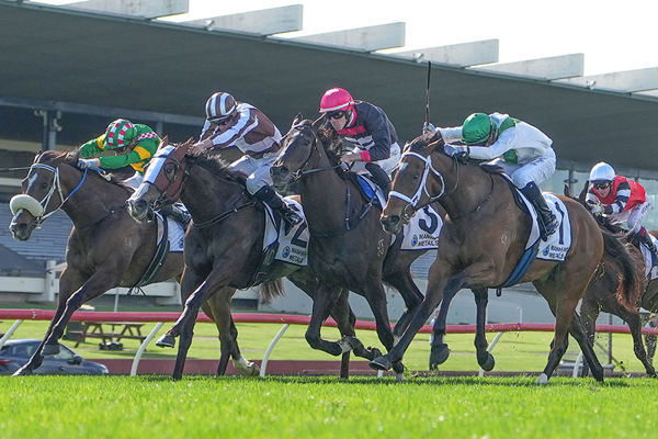 Second G3 Victory For Astern Filly Ferivia (Green Cap) - Image Scott Barbour/Racing Photos