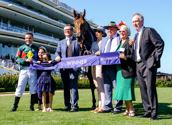 Connections celebrate a Group 1 win