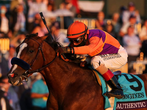 Authentic is US Horse of the Year and Champion 3YO for 2020.