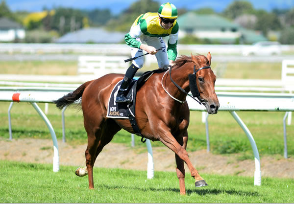 Ryan Elliot has an armchair ride aboard Beauden as they combine to take out the Listed Japac Marton Cup (2200m) Photo Credit: Race Images – Peter Rubery