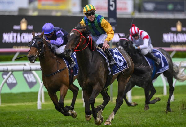 Ceolwulf downs Pride of Jenni to win the G1 King Charles - image Steve Hart