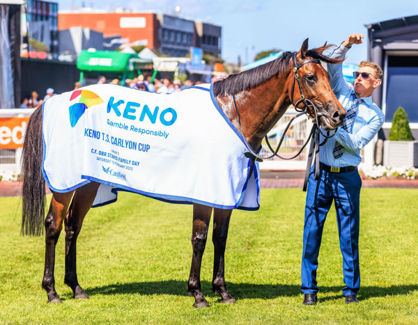 Making sure he looks his best for the photo (image Grant Courtney)