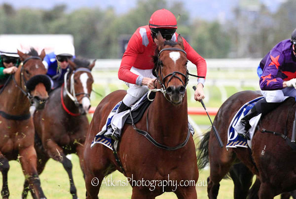 Extremely Lucky wins the last Australian stakes race of the season - image Atkins Photography