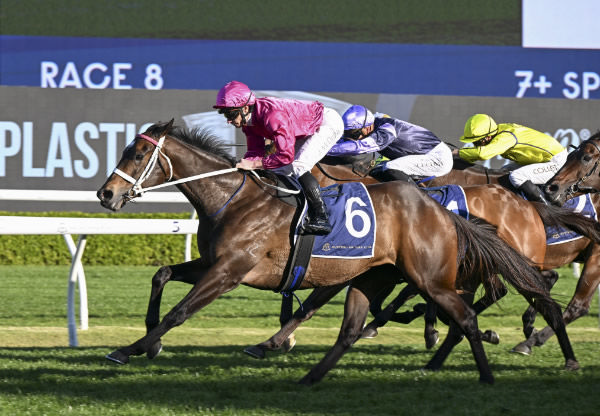 Fangirl wins the $1million 7 Sports Stakes - image Steve Hart