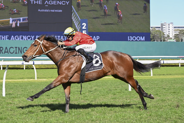 Glorious Moments wins in a breeze at Randwick - image Bradley Photography