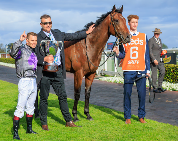 Griff is a Caulfield Guineas winning colt - image Grant Courtney