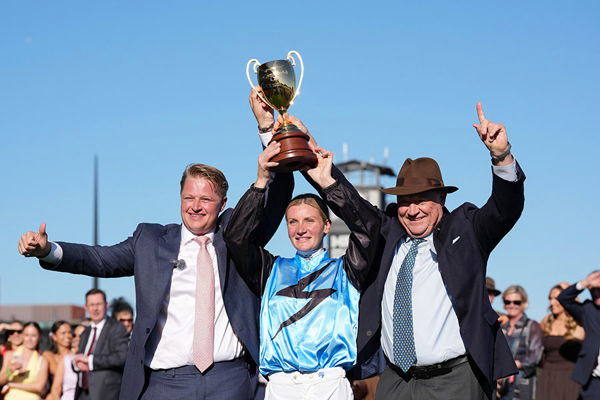 The Winning Trifecta - Image George Sal/Racing Photos