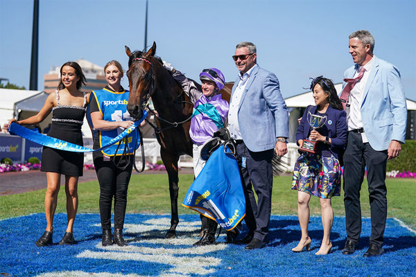 The Clinton McDonald trained fill Hayasugi has banked over $1.7million in prizemoney - image Scott Barbour / Racing Photos