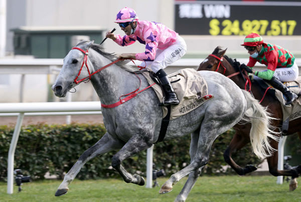 Hot King Prawn wins the G1 Centenary Sprint Cup - image HKJC