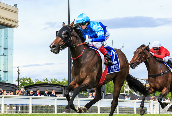 Inkaruna wins the $1million G3 Thoroughbred Club Stakes - image Grant Courtney