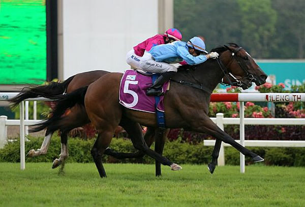 January (NZ) takes out the Singapore 3yo Sprint 