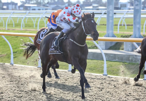 Kana winning at Riccarton Synthetic on Friday.  Photo: Race Images South