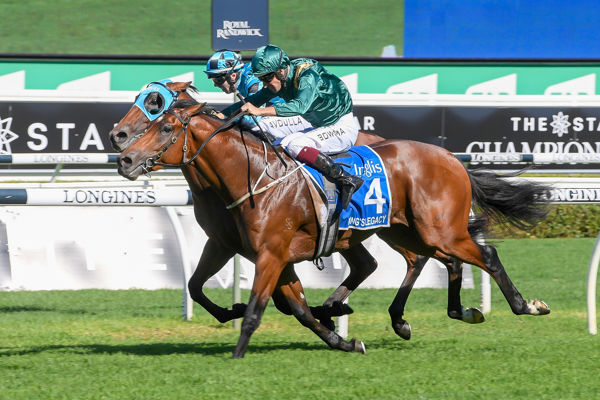 King's Legacy wins the Group I ATC Sires Produce Stakes - image Steve Hart